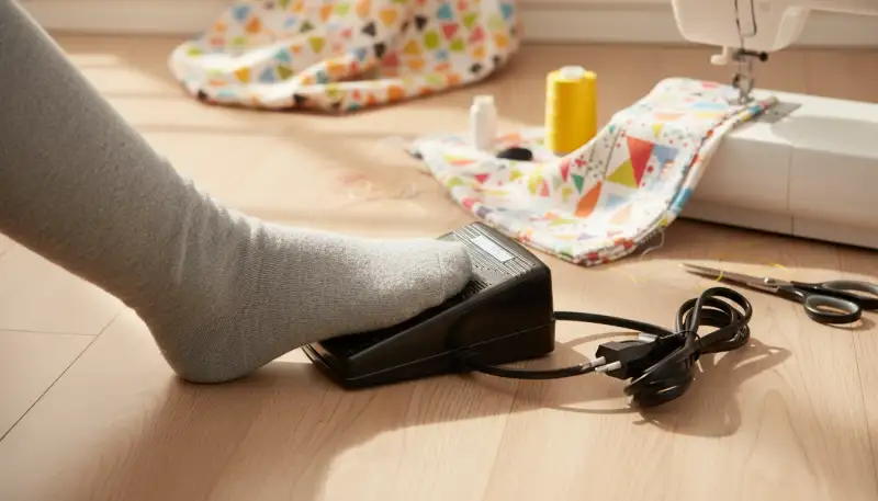 Meistere dein Nähmaschinen-Fußpedal