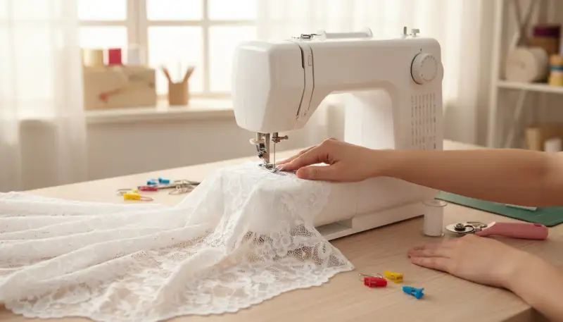 Spitzenstoff nähen: Eleganz in jedem Stich