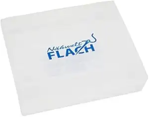Nähwelt Flach Spulenbox Logo (leer, passend für 25 Spulen)