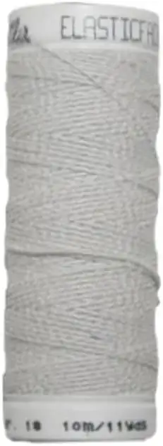 Hutgummi Gummi Nähfaden Elastic 10 m grau (0779)