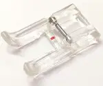 Applikationsfuß Nähfuß für Singer AEG Medion Victoria W6 Janome Nähmaschine # Transparent #