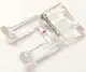 Applikationsfuß Nähfuß für Singer AEG Medion Victoria W6 Janome Nähmaschine # Transparent #