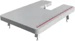 StitchTech Nähmaschinen Erweiterungstisch Kompatibel mit Singer Brand 44S, 4411, 4423, 4432, 4452, 5511, 5523, 5532, 6335 Heavy Duty Nähmaschinen (Grau)