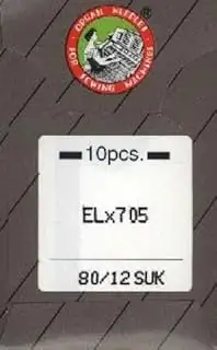 ORGAN 10 Nadeln ELx705 Stärke 80 SUK für Babylock Overlocker und Cover