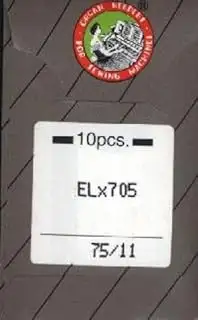 ORGAN 10 Nadeln ELx705 Stärke 75 für Babylock Overlocker und Cover
