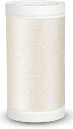 Nähgarn 80er Stärke – hochwertiges Polyester-Garn für feine Stoffe, reißfest & farbbeständig, universell für Hand- und Maschinennäharbeiten 250 Meter, Farbe Creme