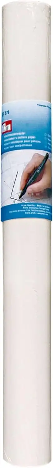 Prym Schnittmusterpapier Rolle – Transparentes Seidenpapier, 1 m x 10 m – Ideal 