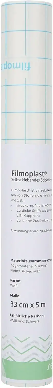 SEMPLIX Filmoplast® selbstklebendes ausreißbares Stickvlies: Zum Fixieren von St