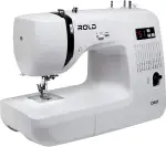 ROLD Q60 Computernähmaschine | 60 Stichprogramme | Nadeleinfädler | Metallrahmen | LED-Beleuchtung | Nähen ohne Pedal