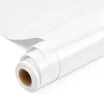 Weiß Plotterfolie Textil Rolle - 30,5 cm x 600 cm, Premium Bügelfolie für Textilien, Kompatibel mit allen Schneidplottern, Flexfolie für Kleidung, Taschen, Hausdekoration