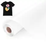 Sublimation HTV für Dunkle/Helle Stoffe, Matt Sublimation Vinyl 30.5x304.8cm Klares Flexfolie für Sublimation, Sublimationsrohlinge Plotterfolie Textil Hohe Übertragungsrate für T-Shirt, Tasche