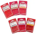 Singer Nähnadel-Set (30 Nadel) für Baumwolle, Stoff und Universell 2020 130/705 Stärke 60, 70, 80...