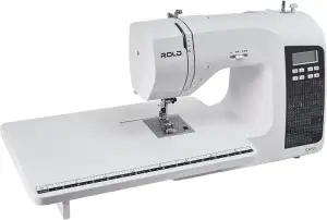 ROLD S300 Computer Nähmaschine mit Anschiebetisch | 190 Nähstiche zum Nähen alle
