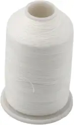 Amagogo Nähgarn 1094 Yard Unsichtbares Quilting Garn 402 Wasserlösliches Garn Spule Weben für Nähen Schneidern Weben, Weiß