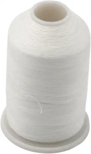 Amagogo Nähgarn 1094 Yard Unsichtbares Quilting Garn 402 Wasserlösliches Garn Spule Weben für Nähen Schneidern Weben, Weiß