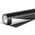 Lya Vinyl Mattschwarz Plotterfolie Vinyl -30,5 x 500 cm PET Vinylfolie Plotter für Cricut, Hohe Qualität Schwarz Plotterfolie Vinyl für Party Dekoration, Aufkleber, Craft Cutter