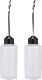 Plastik Öler, Ölkanne, Ölspritzkanne, Öler aus Kunststoff, Öl-Flaschenöler 120ML, Nähmaschine Ölflasche, Kunststoff Nähmaschinenöler, Öler Betankungs, für die Wartung von Heimwerker und Nähmaschinen