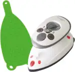 Phönix Reise-Dampfbügeleisen inkl. Reisebügeleisen-Ablage (Grün)