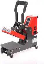 TC1 Transferpresse 15cm x 15cm – Profi Kniehebelpresse für Patches, DTF & Logos – Mobile Heißpres...