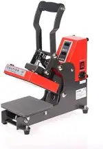 TC1 Transferpresse 15cm x 15cm – Profi Kniehebelpresse für Patches, DTF & Logos – Mobile Heißpres...