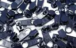 15 Zipper dunkelblau passend für endlos Reißverschluss mit 5 mm Laufschiene