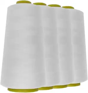 Schneidereibedarf Werner - 4 Rollen/Konen Overlock-Nähgarn/Overlockgarn - Polyes