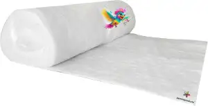 Patchworkvlies aus Baumwolle 100 g/m², 1,5 m x 1m, ca. 1 cm dick, Volumenvlies, Polstervlies, Vliesstoff, Polsterwatte, Watte