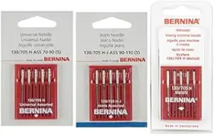 Bernina Nähmaschinennadel-Set Universal 70-90 / Jeans 90-110 / Metafilnadel 80