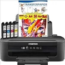 Sublimationsdrucker - DIN A4 inkl. Sublipatronen und Sublimationspapier - Alles 