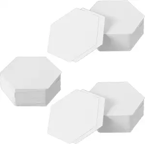 300 Stück Patchwork Paper Piecing Stencil Papier 2,6 cm Hexagon Quilt Schablonen