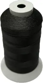 Sattlergarn Zwirn Ledergarn Extra Stark Nähgarn Polyester 1000m schwarz