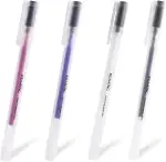 KEARING Hitze löschbare Stoffmarker – 4 Farben Textilstifte mit feiner Spitze – Stoffstifte für Nähen, Quilten & Patchwork – Spurlos & leicht entfernbar durch Bügeln