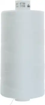 1000 Meter Nähgarn Stärke 30 50 80 120 (700 - weiss, Stärke 120 - leicht & fein)