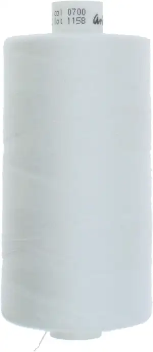1000 Meter Nähgarn Stärke 30 50 80 120 (700 - weiss, Stärke 120 - leicht & fein)
