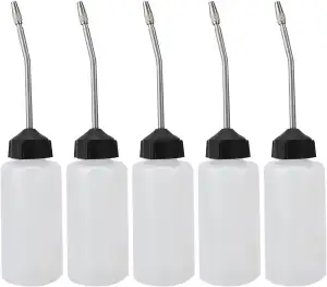 Fyearfly Nähmaschinen Ölflasche, 5 Stück 120 ml Nadelöler Flaschen, Erlängerte N