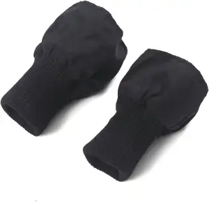 Ärmelbündchen 1 Paar Bündchenstoff Schlauchware Schwarz Zum Annähen Für Jacke Är