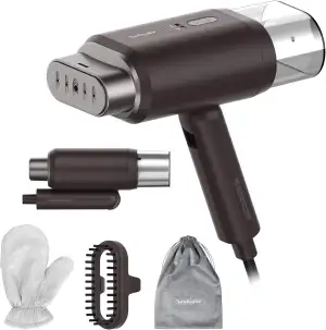 Newbealer Dampfglätter mit umschaltbarer Spannung - 220V/120V, kompaktes und fal