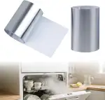 Dampfsperrfolie für Geschirrspüler, 2 Stück, 695×75 mm – Hitzeschutzfolie für Arbeitsplatte, kompatibel mit Beko/Whirlpool/Bauknecht – Aluminium Dampfbremsfolie