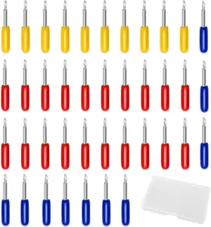 40 Stück Roland Schneidklinge Für Cricut Messer Cricut Maker 3 30°/45°/60° Plott