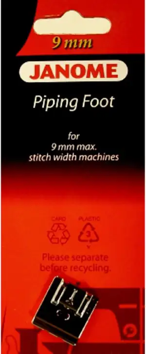 Janome Paspelfuß 9 mm - Nähfuß für Modellgruppe N, O, P, Q aus Kunststoff - Teil