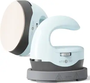 HTVRONT Transferpresse Mini Heizpresse & Hitzepresse mit 3 Heizstufen, kompakte 