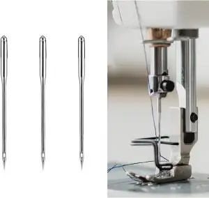 Soiftra Nähmaschinennadeln 60Stk Universalgröße Spitze Overlock Nadeln 90/14 100