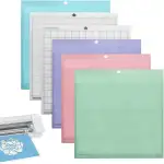 6 Stück Schneidematte, Plotter 4/5/3/2/1 Verschiedene Selbstklebende 12x12 Ersatz Schneidematte Standardgrip Lightgrip Stronggrip FrabricGrip Klebstoff Matte für Viny Craft