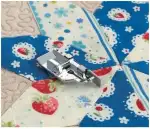 BROTHER Patchworkfuß 1/4" mit Kantenführung - Metall - Nähfuß für Patchwork/Quilten 1/4" oder 1/8...