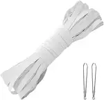 50 Meter Gummiband Breite 8mm 10mm Nicht Leicht Verformbar für nähen DIY Handwerk Stoffe Elastisc...