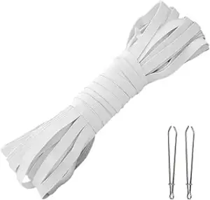 50 Meter Gummiband Breite 8mm 10mm Nicht Leicht Verformbar für nähen DIY Handwer