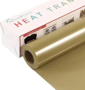 NANAPLUMS Plotterfolie Textil, 30.5cm×4m Flexfolie Plotter Textil, Bügelfolie fü