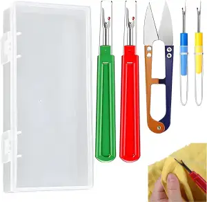 4 Stück Nahttrenner Set, Nähen Nahttrenner Kit für Näharbeiten Inklusive Präzisi