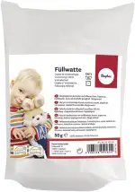 Rayher 30195000 Füllwatte, hochflauschig, Flocken, Beutel 500g