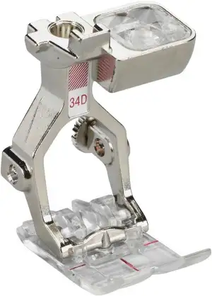 Bernina # 34D Rücktransportfuß mit transparenter Sohle